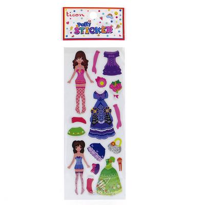 Ticon Sticker Puffy Kabartma Etiket 348923 Kıyafet