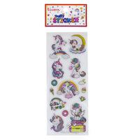 Ticon Sticker Puffy Kabartma Etiket 348925 Unicorn