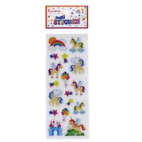 Ticon Sticker Puffy Kabartma Etiket 348926 Unicorn