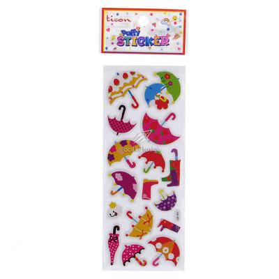 Ticon Sticker Puffy Kabartma Etiket 348927 Şemsiye