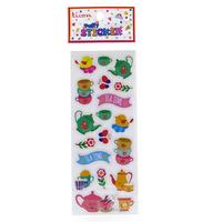 Ticon Sticker Puffy Kabartma Etiket 348929 Tea Time
