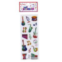 Ticon Sticker Puffy Kabartma Etiket 348934 Müzik