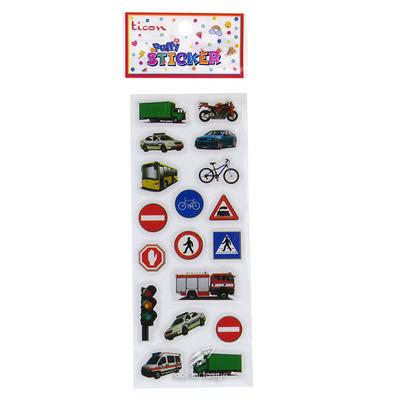 Ticon Sticker Puffy Kabartma Etiket 348947 Trafik