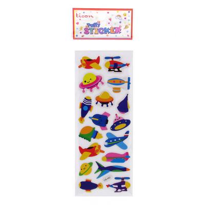 Ticon Sticker Puffy Kabartma Etiket 348951 Uçak