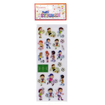 Ticon Sticker Puffy Kabartma Etiket 348955 Futbol