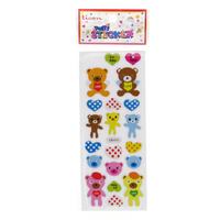 Ticon Sticker Puffy Kabartma Etiket 389464 Ayıcıklar