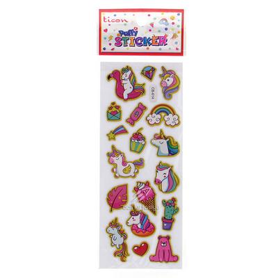 Ticon Sticker Puffy Kabartma Etiket 389470 Flamingo