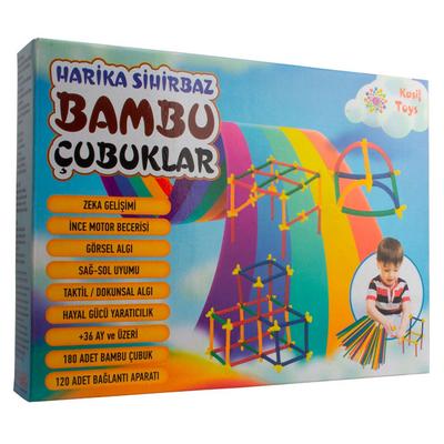 Kids Kaşif Bambu Çubuklar 300 Parça