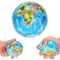 Sünger Top Stres Topu Dünya Modeli 10Cm