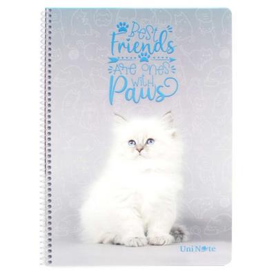 Çınar Defter Pp Spiralli A4 72 Yaprak Sevimli Kediler Çizgili