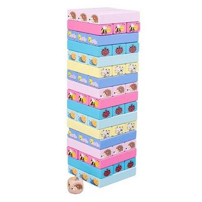 Kızılkaya 2102100 Renkli Desenli Ahşap Bloklar 51 Parça