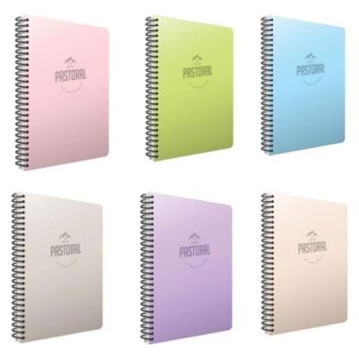 Gıpta Pastoral Spiralli Pp Kapak Defter A4 Büyük 72 Yaprak Çizgisiz