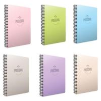 Gıpta Pastoral Spiralli Pp Kapak Defter A4 Büyük 96 Yaprak Çizgisiz
