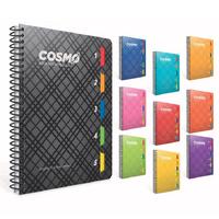 Gıpta Cosmo Seperatörlü Defter 5 Bölüm Çizgili 17X24cm 150 Yaprak