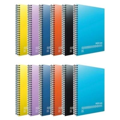 Gıpta Fresco Notes Spiralli Pp Kapak Defter A4 120 Yaprak Kareli