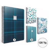 Gıpta Cobalt Sp Sert Kapak Defter 17X24 120 Yp Çizgili