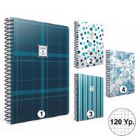 Gıpta Cobalt Sp Sert Kapak Defter 17X24 120 Yp Kareli