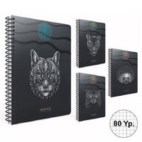 Gıpta Amazon Notes Spiralli Defter A4 Büyük 80 Yaprak Kareli