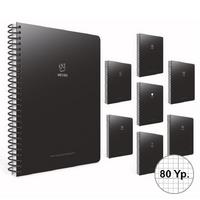 Gıpta King's Book Spiralli Pp Defter A4 80 Yaprak Kareli