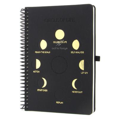 Gıpta Circle Of Life Sp Sert Deri Kapak Defter 17X24 120 Yp Çizgili