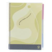 Gıpta Exclusive Geo Seperatörlü Defter Büyük 3+1 Bölüm 140 Yaprak