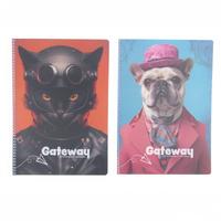 Gıpta Gateway Spiralli Defter A4 Büyük 80 Yaprak Kareli