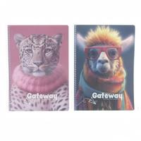 Gıpta Gateway Spiralli Defter A4 Büyük 80 Yaprak Kareli