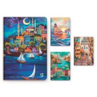 Gıpta Exclusive İstanbul Notes Sert Kapaklı Sp Defter 17X24 80 Yp Çizgili