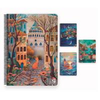 Gıpta Exclusive İstanbul Notes Sert Kapaklı Sp Defter A4 80 Yp Kareli