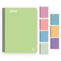 Gıpta Exclusive Macaron Seperatörlü Defter 4 Çizgili 17X24cm 120 Yaprak (Adet)