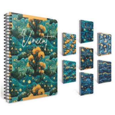 Gıpta Vincent Spiralli Defter 20X28cm 80 Yaprak Kareli