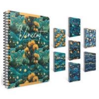 Gıpta Vincent Spiralli Mini Defter 13X21cm 80 Yaprak Çizgili