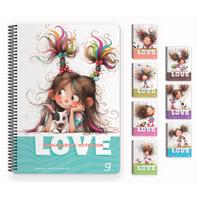 Gıpta Exclusive Love Book Spiralli Defter A4 Büyük 80 Yaprak Çizgili