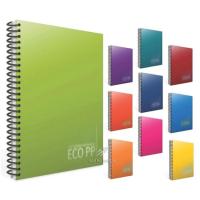 Gıpta Spiralli Eco Pp Kapak Defter A4 80 Yaprak Kareli