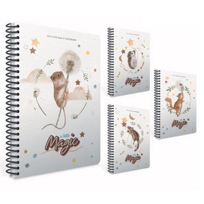 Gıpta A Little Magic Spiralli Defter A4 Büyük 80 Yaprak Kareli