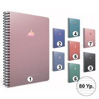 Gıpta Simple Notes Spiralli Defter A4 Büyük 80 Yaprak Çizgili