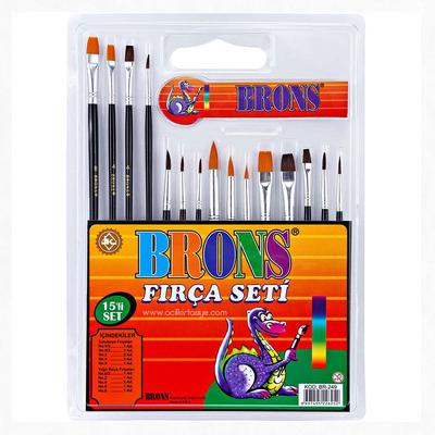 Brons Fırça Seti 15'Li