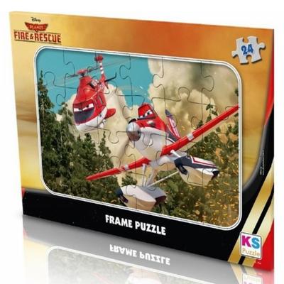 Ks Games Frame Puzzle 3+ Yaş 24 Parça Planes