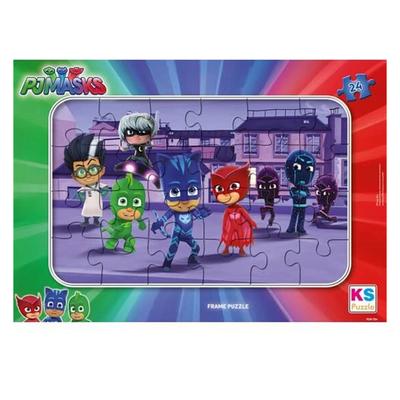 Ks Games Frame Puzzle 3+ Yaş 24 Parça Pj Masks Pijamaskeliler