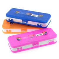 Mikro M-80 Çift Taraflı Plastik Kalem Kutusu Şeffaf