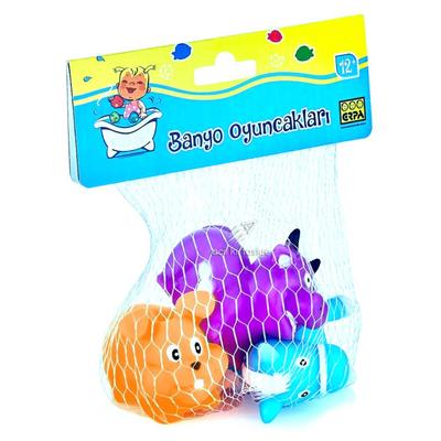 Erpa Sevimli Banyo Oyuncakları Hayvanlar 3'Lü