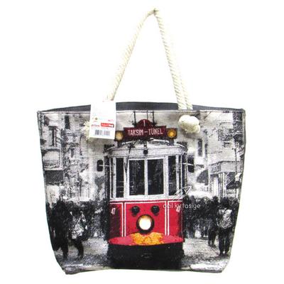 Haydibag Dokuma Plaj Çantası İstiklal Caddesi