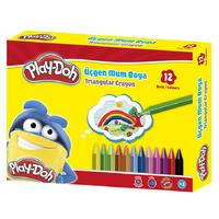 Play-Doh Üçgen Mum Boya 12 Renk