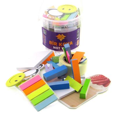 Notyaz Kb-200 Bir Kova Karışık Yapışkanlı Not Kağıdı