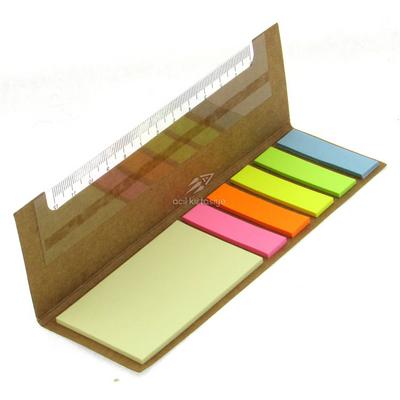 Notyaz Gd-9948 Yapışkanlı Not Ve Ayraç Seti Cetvelli