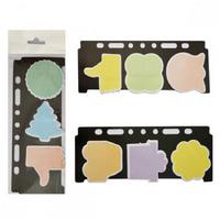 Notyaz Cb-3280 Puantiyeli Şekilli Yapışkanlı Not Kağıtları