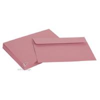 Doğan Buklet Tipi Renkli Mektup Zarfı 11,4X16.2 80Gr 25'Li Paket Pembe