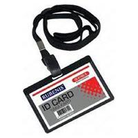 Rubenis Dl-5749/S İpli Yaka Kartı Siyah