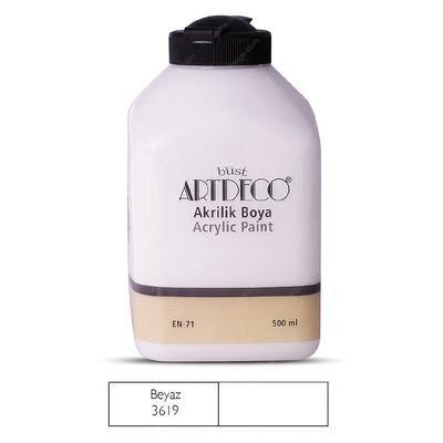 Artdeco Akrilik Boya 500Ml 3619 Beyaz