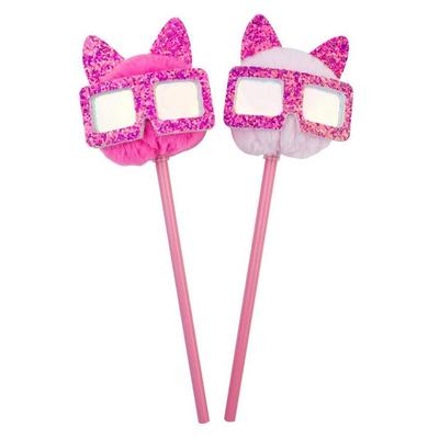 Dolphin Wp-9996 Ponpon Kurşun Kalem Gözlüklü Kedi (Adet)